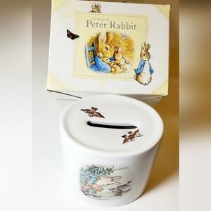 Wedgwood Peter Rabbit Ceramic Coin Bank